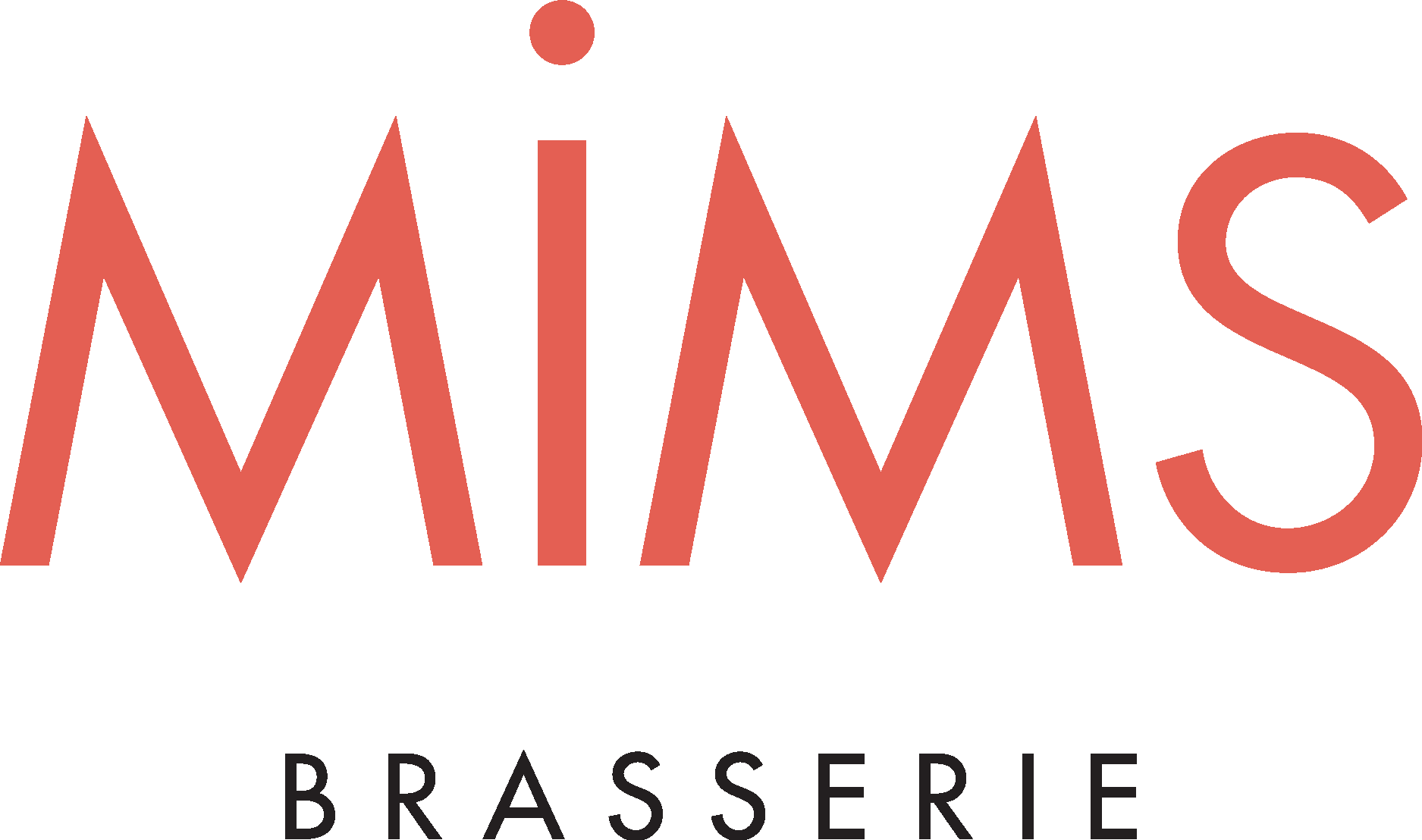 Mims Brasserie Logo Vector Logo